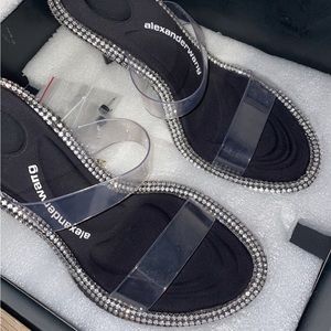 NOVA SLIDE SANDAL PVC/CRYSTAL